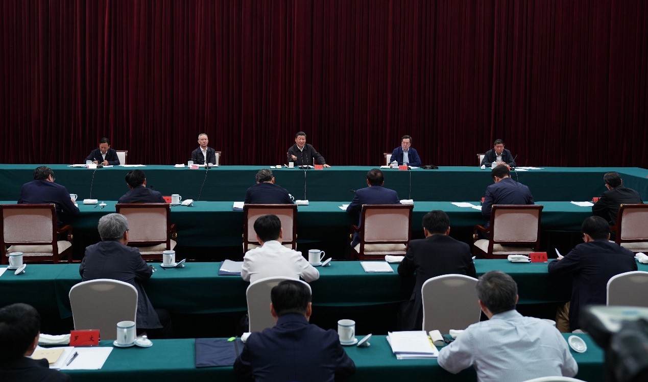 2019年5月20日至22日，中共中央總書(shū)記、國(guó)家主席、中央軍委主席習(xí)近平在江西考察，主持召開(kāi)推動(dòng)中部地區(qū)崛起工作座談會(huì)并發(fā)表重要講話。新華社記者 謝環(huán)馳 攝 